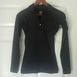 Nike Pro Dri-Fit Black Half Zip
